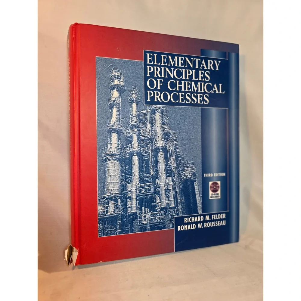Elementary Principles of Chemical Processes 3rd Ed Felder Rousseau Textbook CD